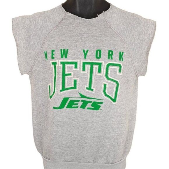 Vintage Other - Vintage New York Jets Sweatshirt Mens Size Medium Gray 80s NFL Football